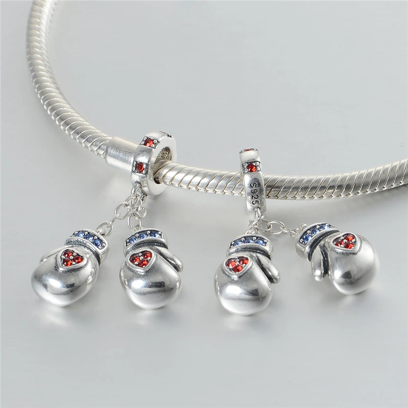 Подвеска Шарм из серебра 925 пробы для браслетов с троллем|christmas charms|charm pendantcharms