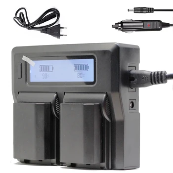

2Pcs NP FZ100 Camera Batteries + LCD Fast Charger for Sony NP-FZ100 BC-QZ1 Alpha 9, A7RIII, ILCE-7RM3 for Sony A9, A9R, Alpha 9s