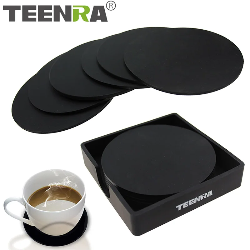 Flower Heat Insulation Coffee Tea Cup Mat Pad Coaster Mug Holder Home Decor YW