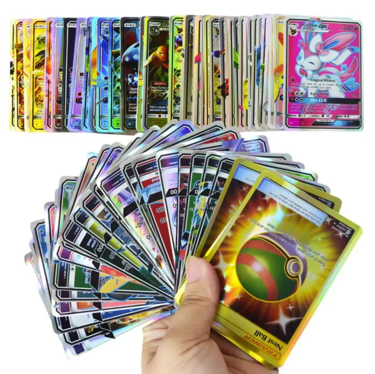 200 шт GX EX MEGA pokemones карты игры битва карт 324 шт торговые карты игры Детские игрушки