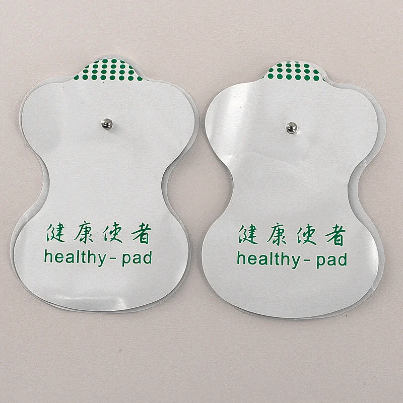 Protable 10PCS White Electrode Pads Digital For Tens Acupuncture Digital Therapy Machine Massager Pad Medium Frequency