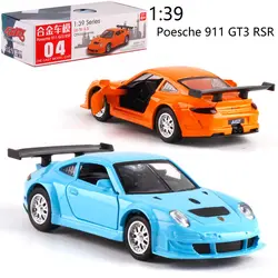 CAIPO 1:43 PorscheGT3 литая металлическая модель автомобиля для мальчика, коллекция игрушек, подарок для детей