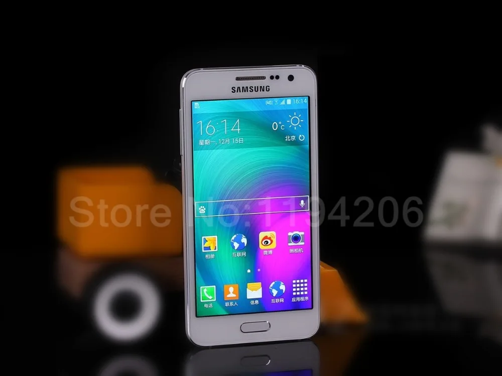 Refurbished Samsung Galaxy A3 A3000 A300F Quad Core 4.5 Inch 1GB + 8GB  8MP Android 4.4 Smartphone A300F white 10