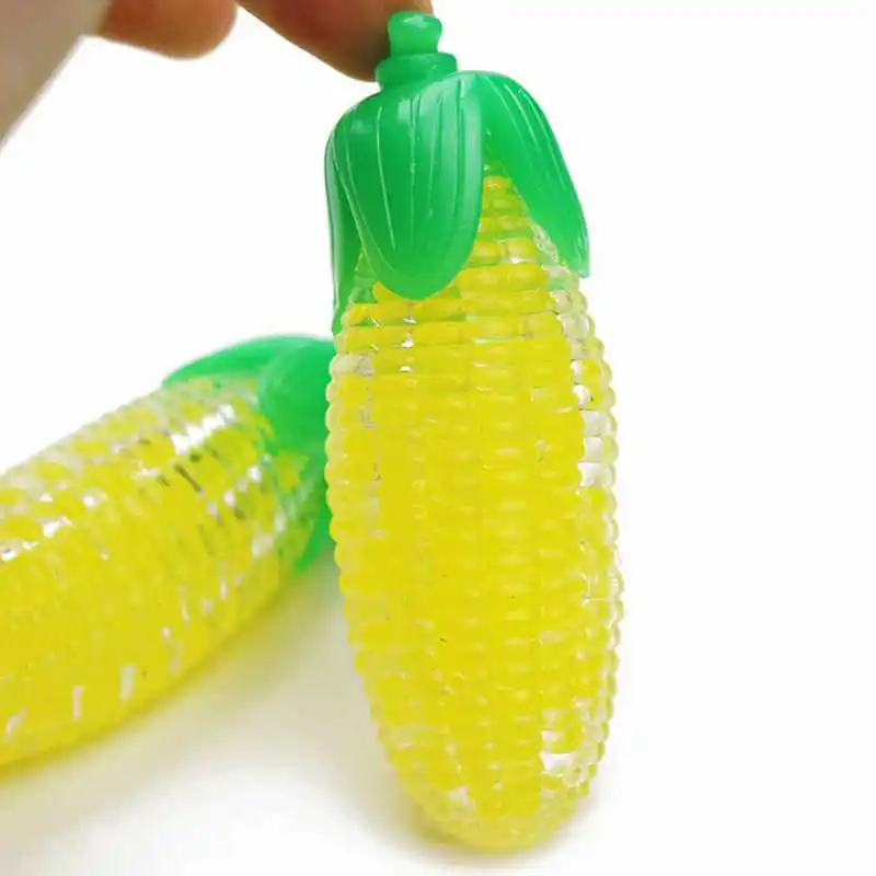 

1PC Corn Bead Ball Decompression Venting Kneading Music Novelty Extrusion Toy TPR Soft Cartoon Marine Ball Stress Relief Toys