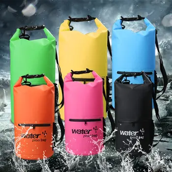 

10L / 20L Outdoor Waterproof Dry Bag Roll-top Sack Waterproof Floating Bag with Waterproof Phone Case River sea Surfboard bag