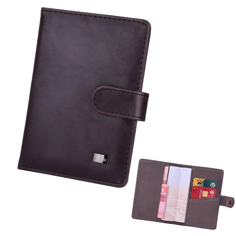 

PU Leather Hasp Passport Holder Protector Covers for Travel ID Card Holder Case Wallet Russian Netherland France USA