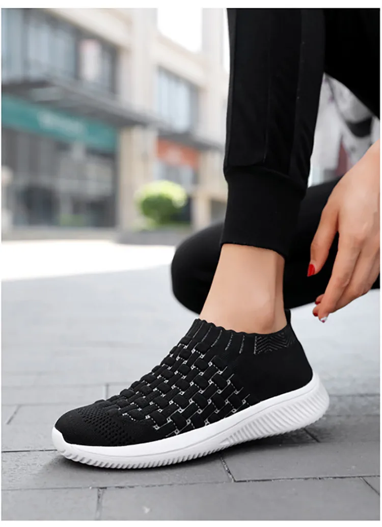 RS 1938-2019 New Spring Autumn Women's Shoes Flying Woven Womans Sneakers-10