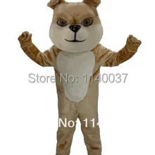 Талисман лучшего качества Тан маскарадный костюм бульдог взрослый размер собаки мультфильм сценический костюм вечеринка, косплей нарядное платье