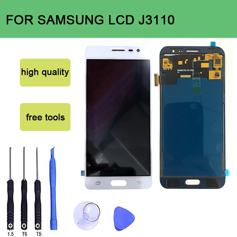 

szHAIyu Tested Well LCD + Touch Screen For Samsung Galaxy J3110 J3 Pro J3P LCD Display With Tools