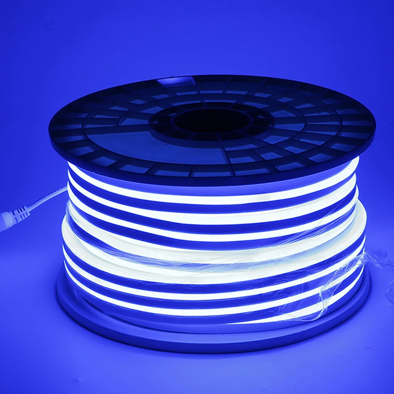 Мини LED Neon Flex DC12V AC220V RGB Light 120LED/m со светодиодной Веревкой Свет