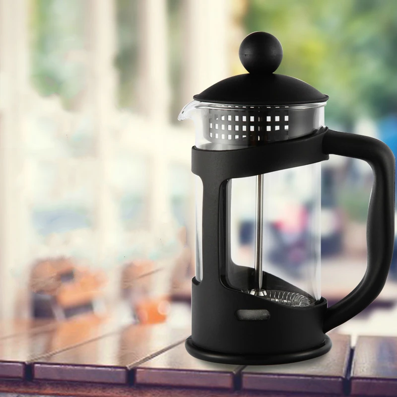 

French Press Coffee Maker Best Cafetiere Insulated Coffee Tea Maker Pot Giving One Filter Baskets Glass drip Pot Teapot cafe