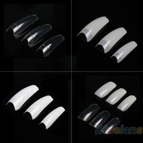 

Wholesale 500pcs Clear White Nature French Acrylic False Fake Nail Art Design DIY Half / Full Cover Tips Manicure Tool