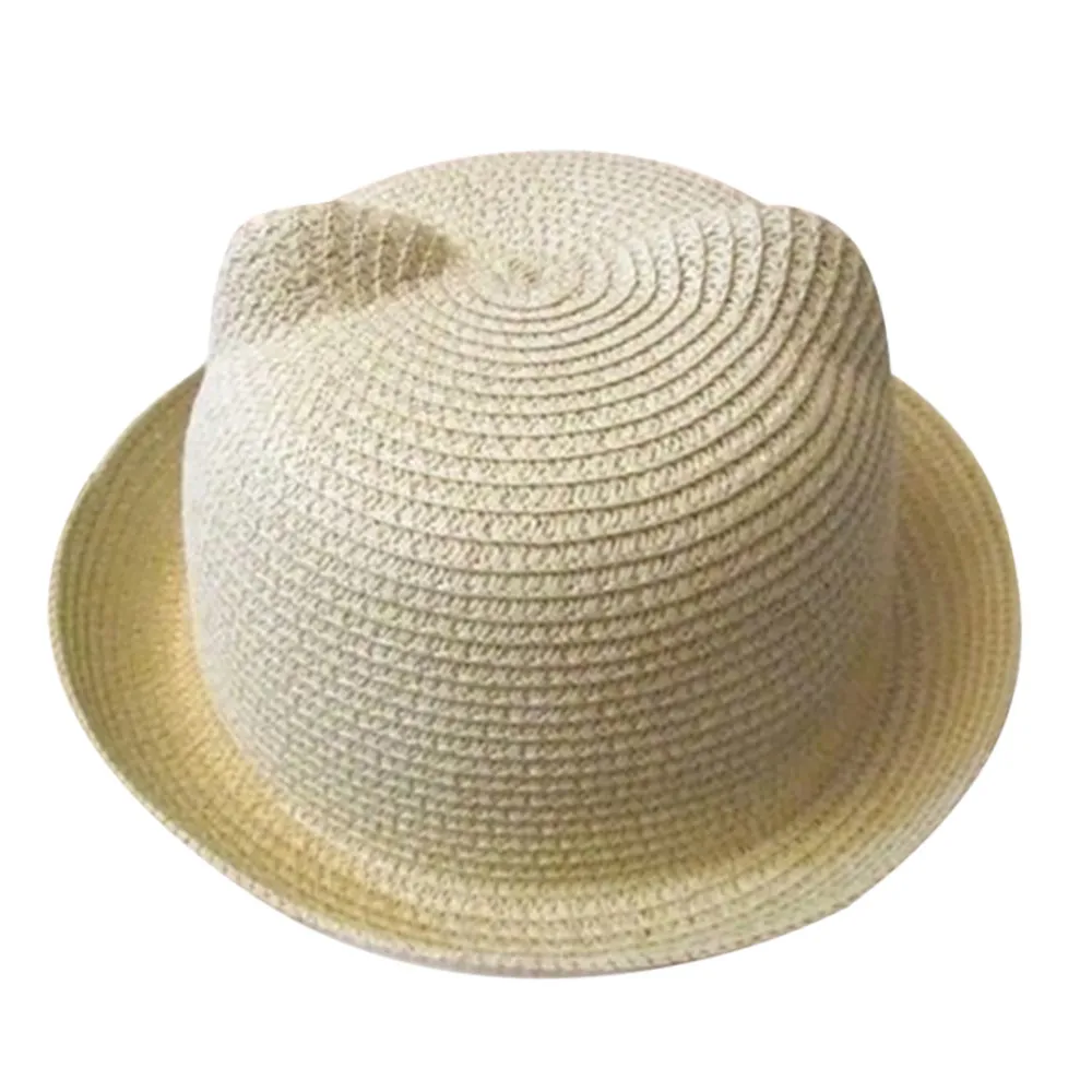 Новинка; модные летние детские соломенные шляпы для детей пляжные Кепки шляпа солнцезащитные очки для Подставки для фотографий для маленьких девочек# p6