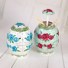 Коробка зубочистки модная Автоматическая портативная качественная винтажная столовая баночка для Зубочисток