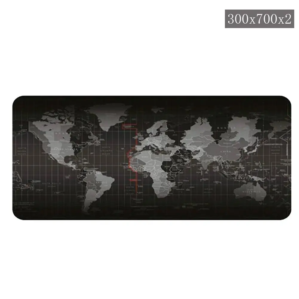 

Hot Selling Extra Large Mouse Pad Old World Map Gaming Mousepad Anti-slip Natural Rubber Gaming Mouse Mat with Locking Edge