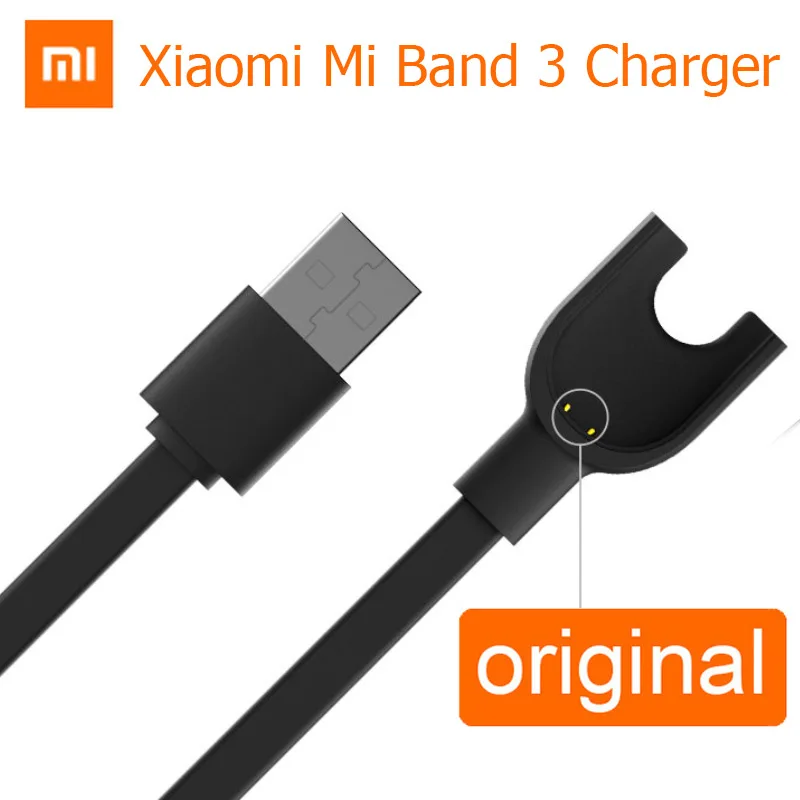 Оригинальный Xiaomi Mi Band 3 зарядное устройство Шнур замена USB зарядный кабель