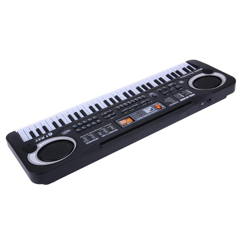 61 клавишная Цифровая Музыкальная электронная клавиатура, клавишная доска, Электрический пианино, детский подарок, штепсельная вилка европейского стандарта