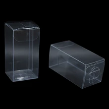 Прозрачные квадратные подарки на день рождения ПВХ коробка Свадебные сувениры для конфет Упаковочная коробка для шоколада держатель коробка витрина для украшений