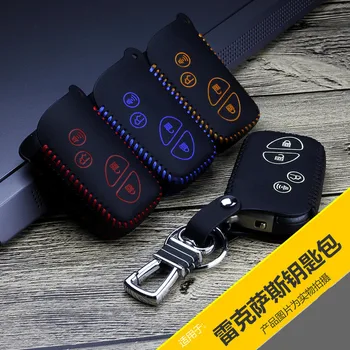 

High quality Top Layer Leather key cover 2008-2020 For Lexuss RX70 CT200h IS Remodel Case Remote Key Shell car accessories