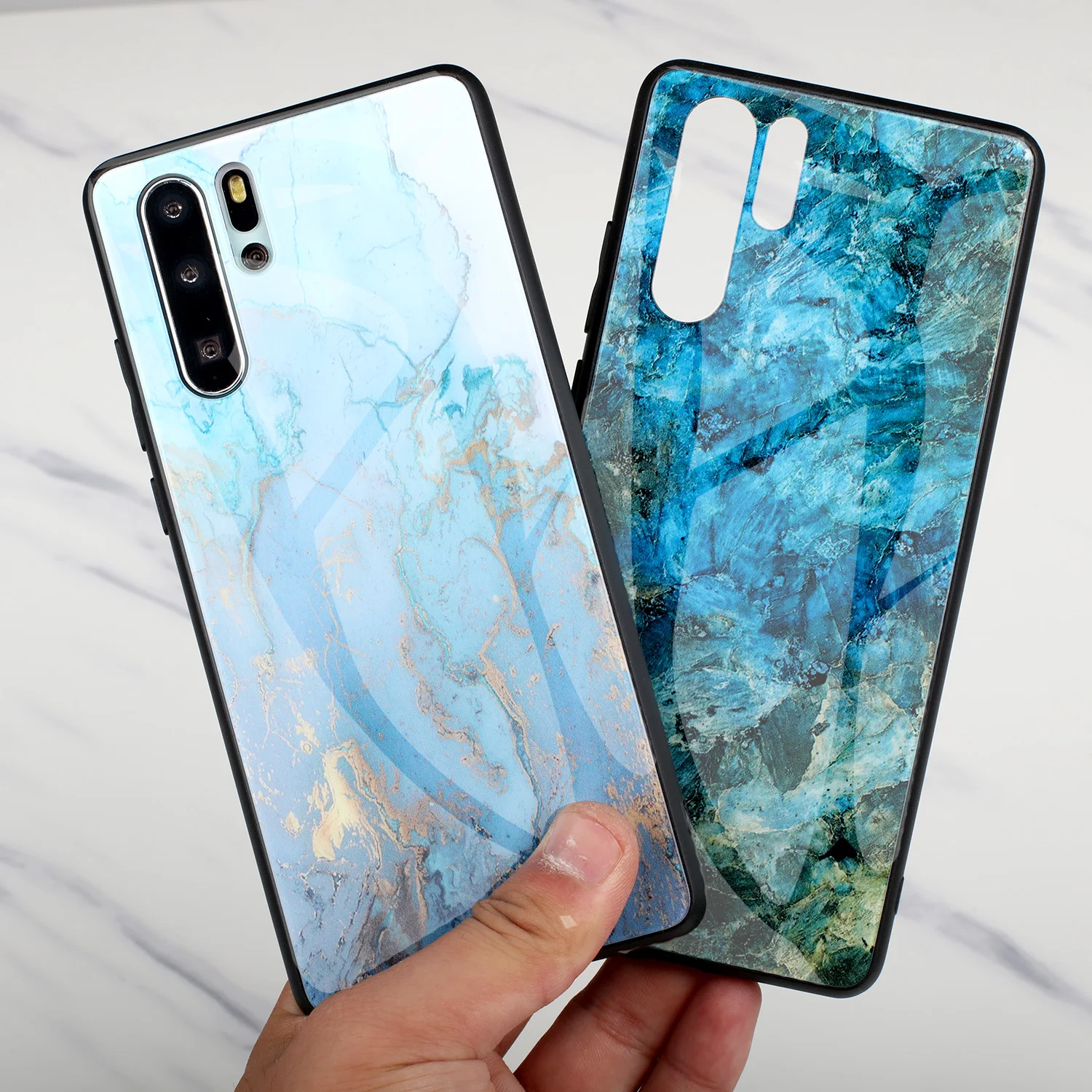 KISSCASE роскошный Мрамор чехол для телефона huawei Y9 2019 Honor вид 20 10 8A 8X Стекло Крышка P20