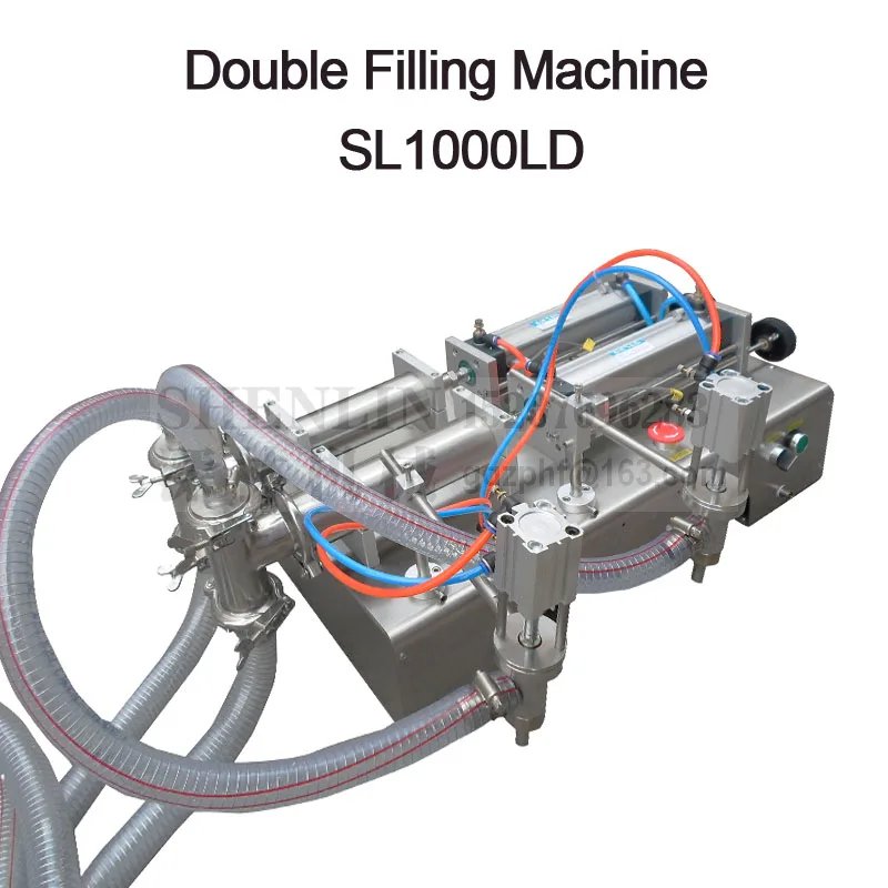 Автоматическая поршневая машина для наполнения жидкостей, пневматическая машина для наполнения бутылок 100-1000 мл, машина для наполнения лосьона, SS304, безопасная для пищевых продуктов