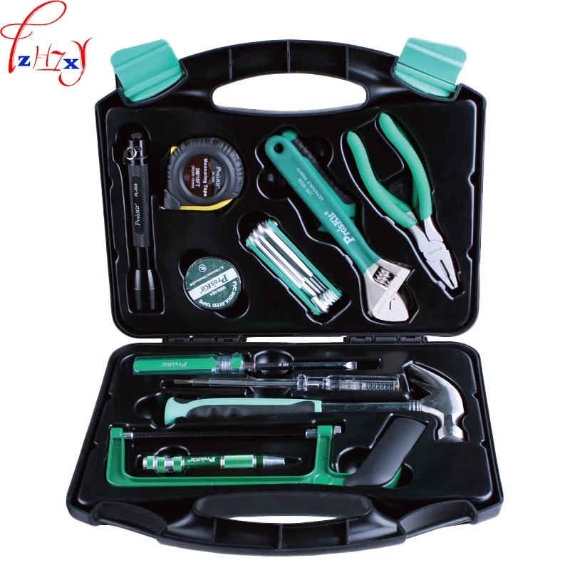 

28pcs/set household repair assemblage suit tools portable hardware repair kit steel saw hammer wrench tape set 1pc