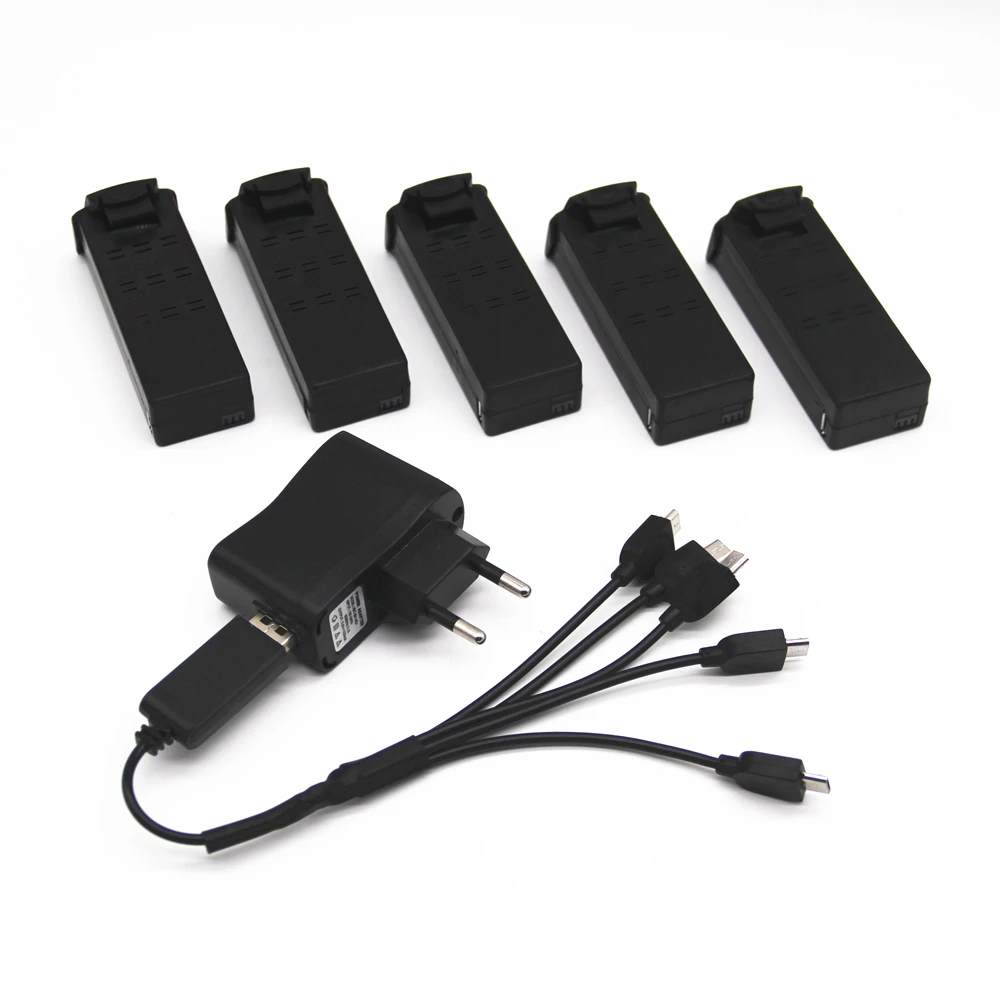5pcs Battery For Yh19hw Drone Battery Rc Drones Spare Part With Lipo