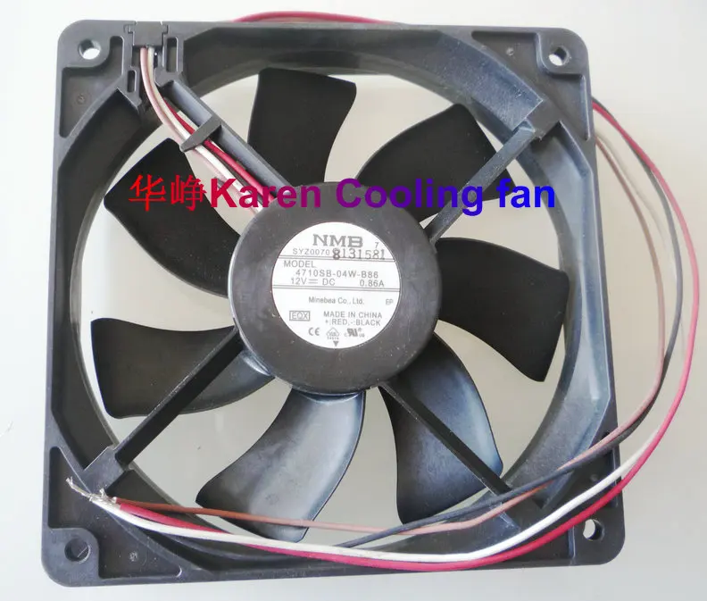 

NMB 12CM 4710SB-04W-B86 12025 12V 0.86A cooling fan