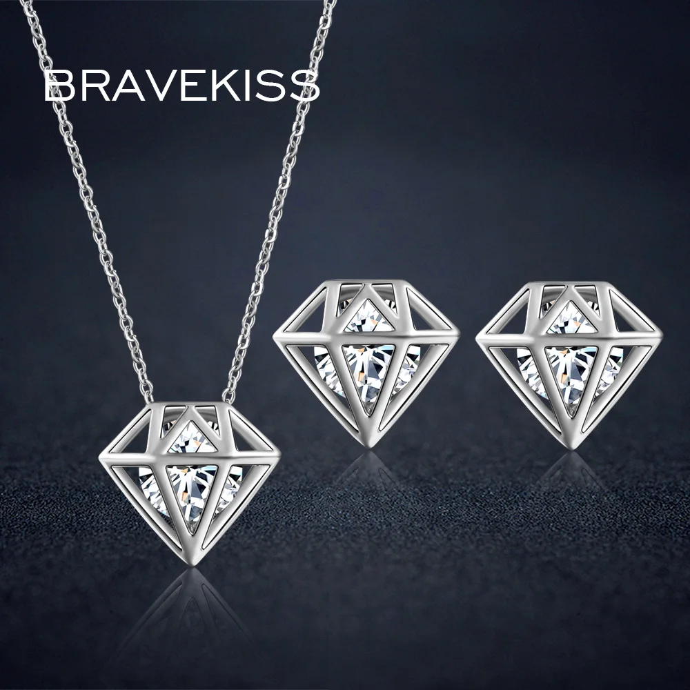 Комплект из колье и серёг с кристаллами|jewelry sets for women|crystal jewelry setjewelry |