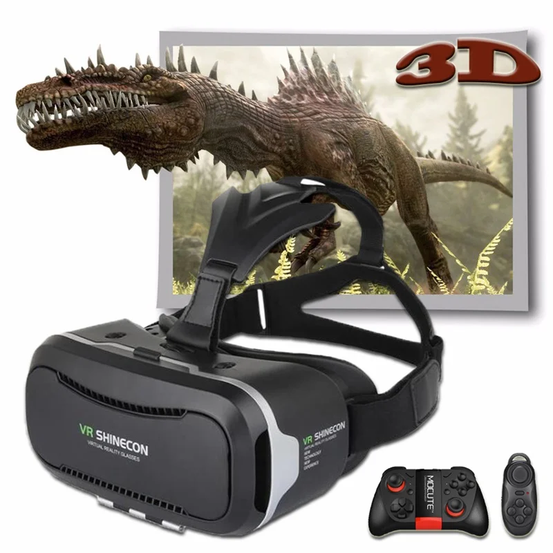Shinecon 2.0 VR Pro Version Virtual Reality 3D Glasses Headset Google Cardboard BOX 3.0 Movie Game For 4.7-6 inch Phone + Remote Shinecon 2.0 VR Pro Version Virtual Reality 3D Glasses Headset Google Cardboard BOX 3.0 Movie Game For 4.7-6 inch Phone + Remote
