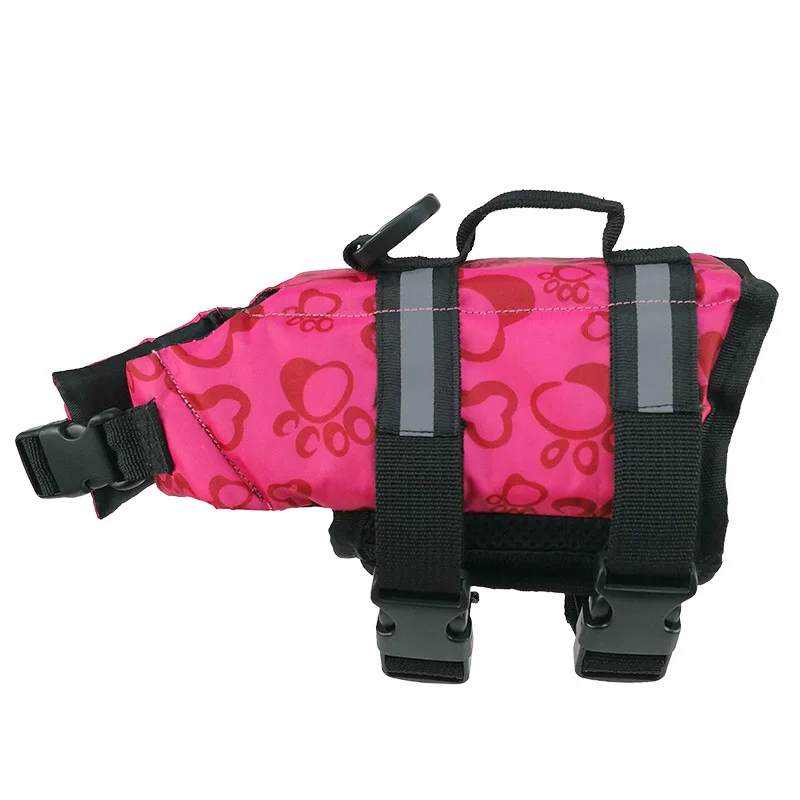 

Dogfad Dog Life Jacket Dog Puppy Swimming Vest Reflective Stripes 7 Color and 7 Size Safety Clothes for Swimming Water skiing