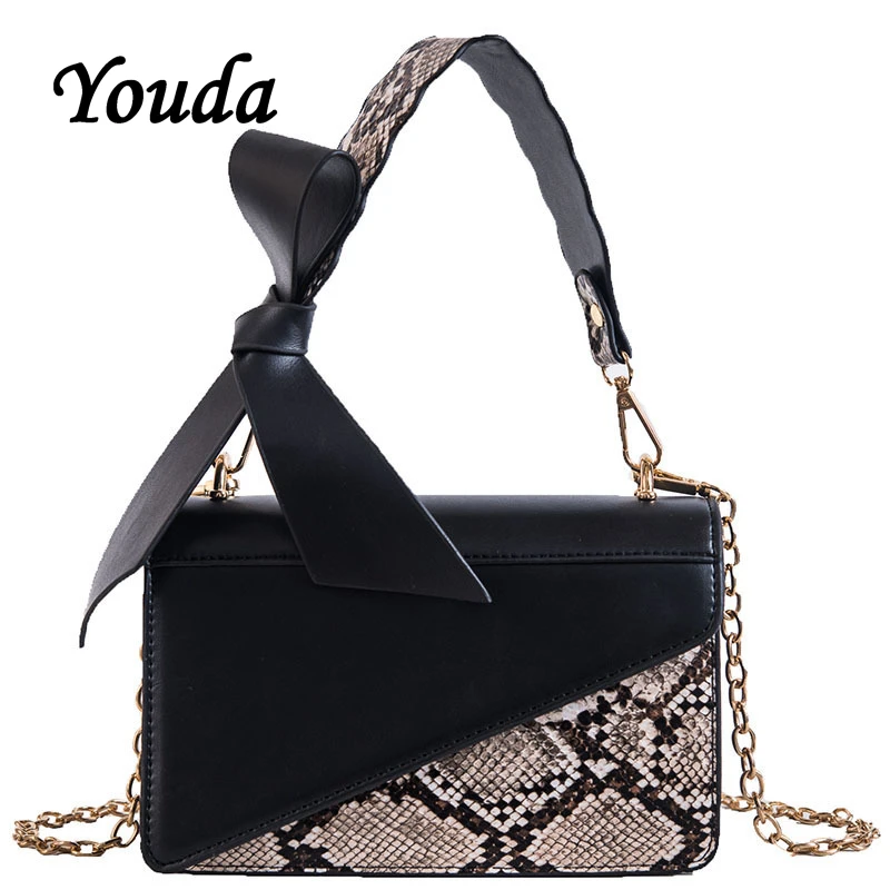 

Youda Fashion Style Trend Ladies Serpentine Shoulder Bag Simple Casual Messenger Clamshell Bags Original Mobile Phone Packet