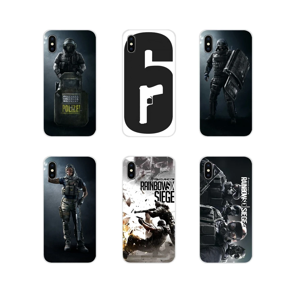 

rainbow six siege characters For Huawei P Smart Mate Honor 7A 7C 8C 8X 9 P10 P20 Lite Pro Plus Accessories Phone Cases Covers