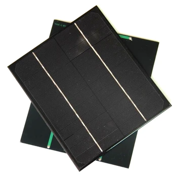 

Epoxy 6W 18V Solar Panel 6Watt Monocrystalline Silicon Grade A Solar Cell For 12V Battery Charger 12pcs Free Shipping