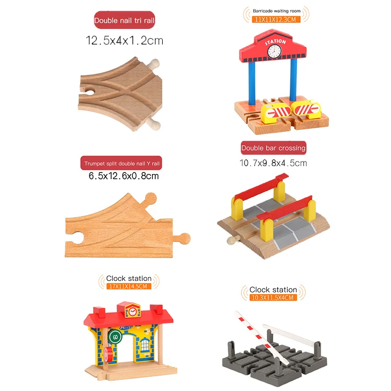Деревянный трек поезд железная дорога модель волшебное магнитное образование Brio транспортные средства аксессуары игрушки для детей