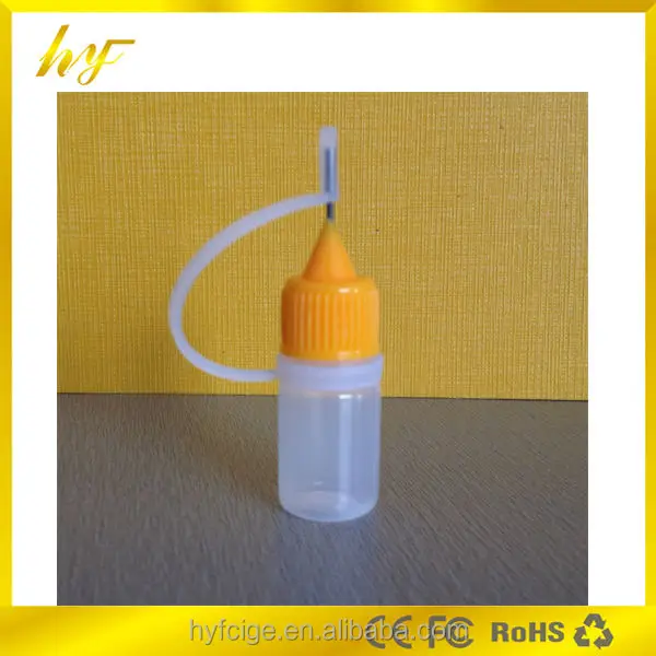 3 мл PE электронной жидкости пуст пластиковая бутылка с кончика иглы и мульти цвет крышки сделано в Китае