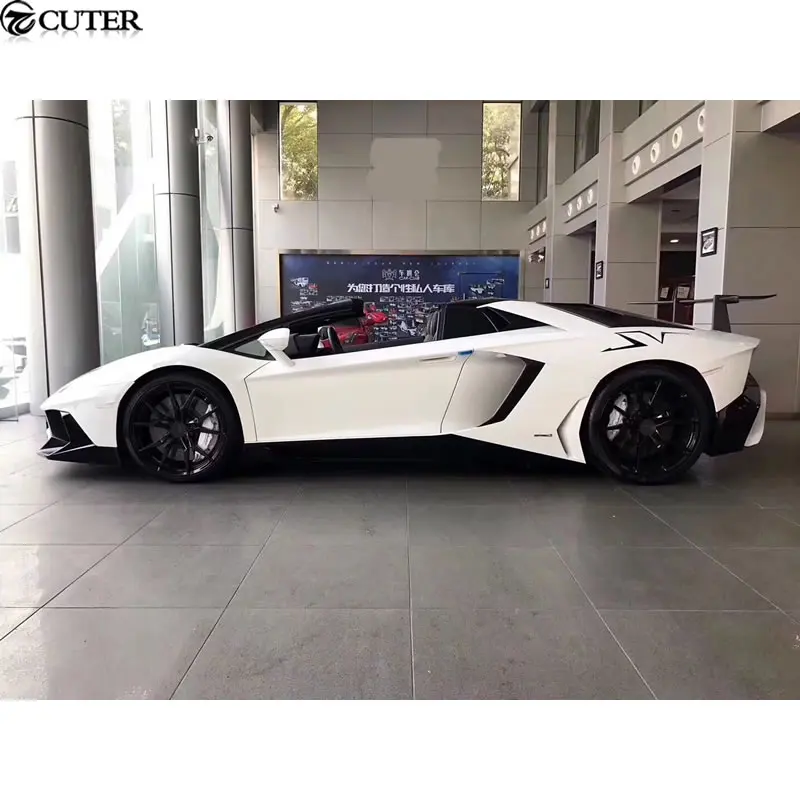 LP700 к LP750 SV стиль стекловолокно передний бампер задний спойлер для Lamborghini Aventador LP750-4 Superveloce 11-15