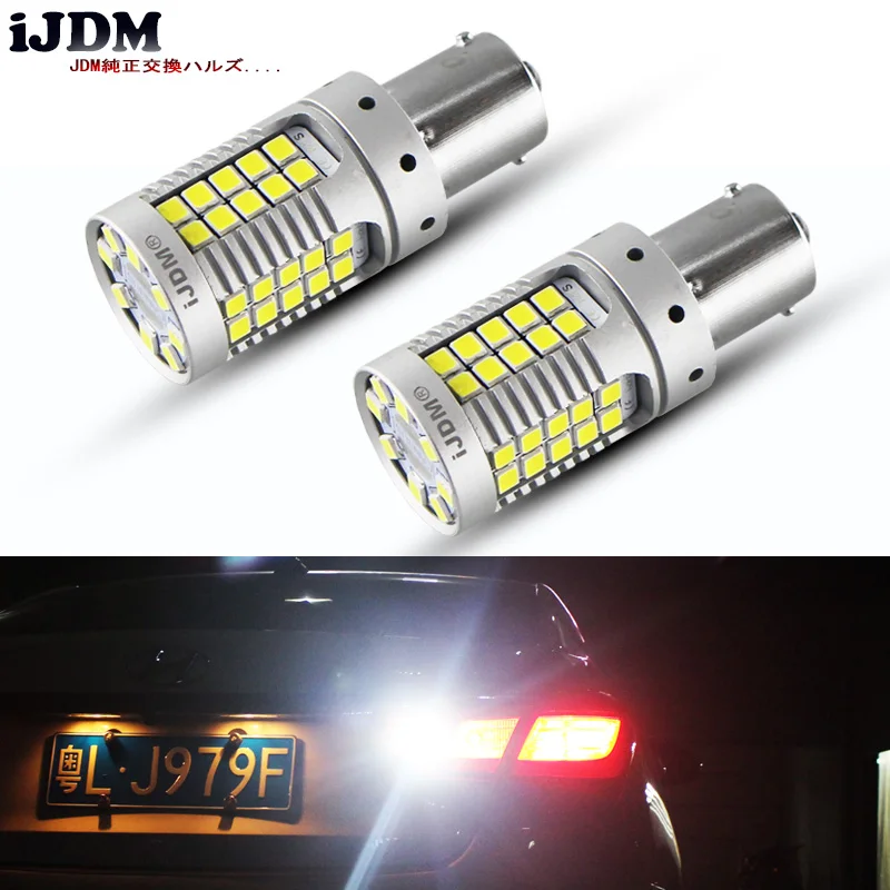 IJDM 1156 светодиодный Canbus без ошибок 3156 7440 для указателей поворота стоп сигналов