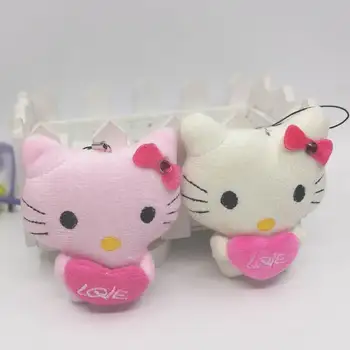 

40pcs 8CM Cartoon Metoo Rabbit HEART Plush Pendants Girls Toys For Wedding/Key/Phone/Bag Pink/White