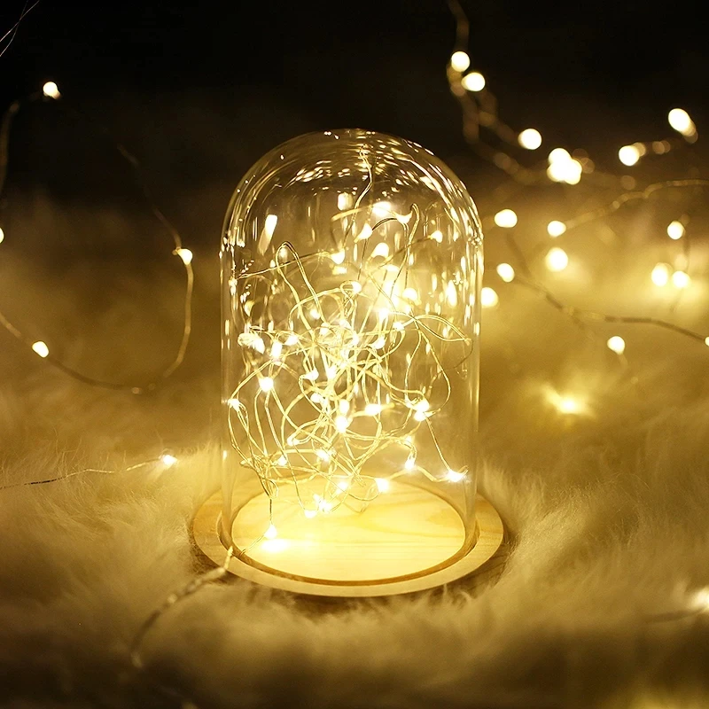 

1-10M 100LEDs Wire Lights String Holiday Garland Fairy lights For Christmas New Year Wedding Party Decoration
