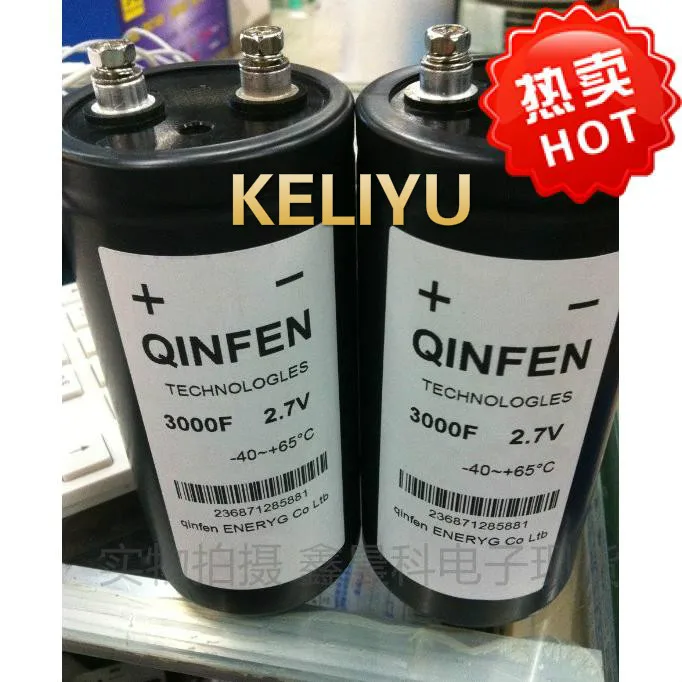 

1PCS 3PCS 6PCS 50*130mm Super Farah Capacitor 2.7V 3000F