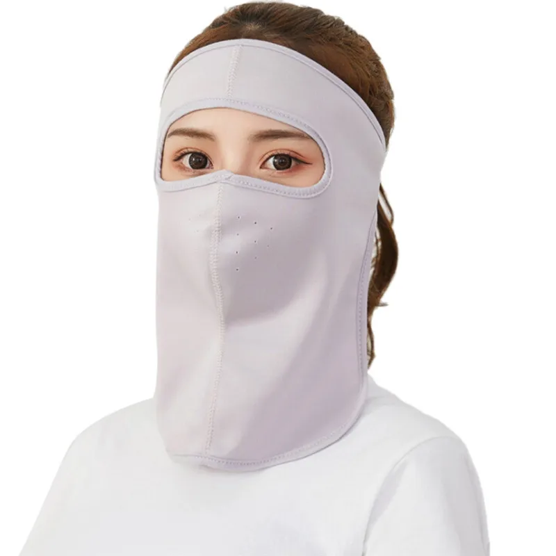 

Summer Cyling Face Mask Breathable Masks Anti UV Riding Breathable Full Face Mouth Cover UV Protection Neck Guard