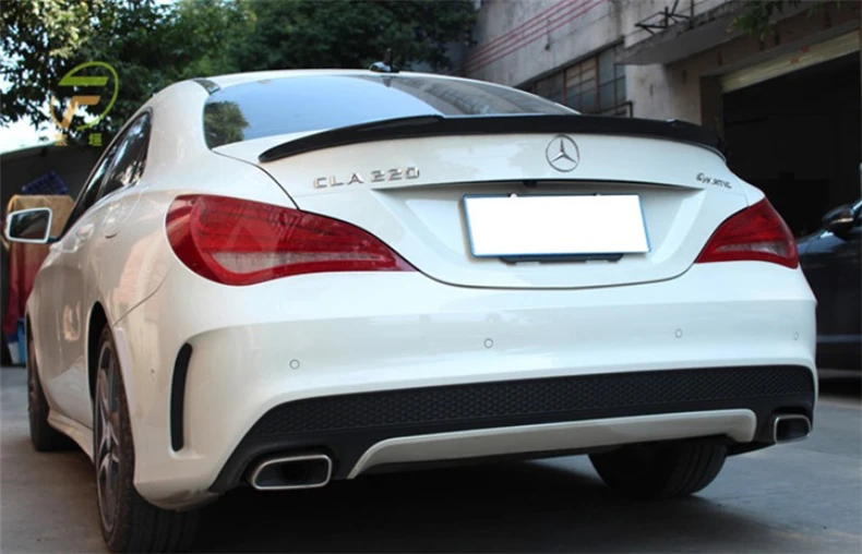 Спойлер из углеродного волокна для Mercedes Benz CLA Class W117 CLA45 AMG CLA180 200 220 CLA260 2014 2017
