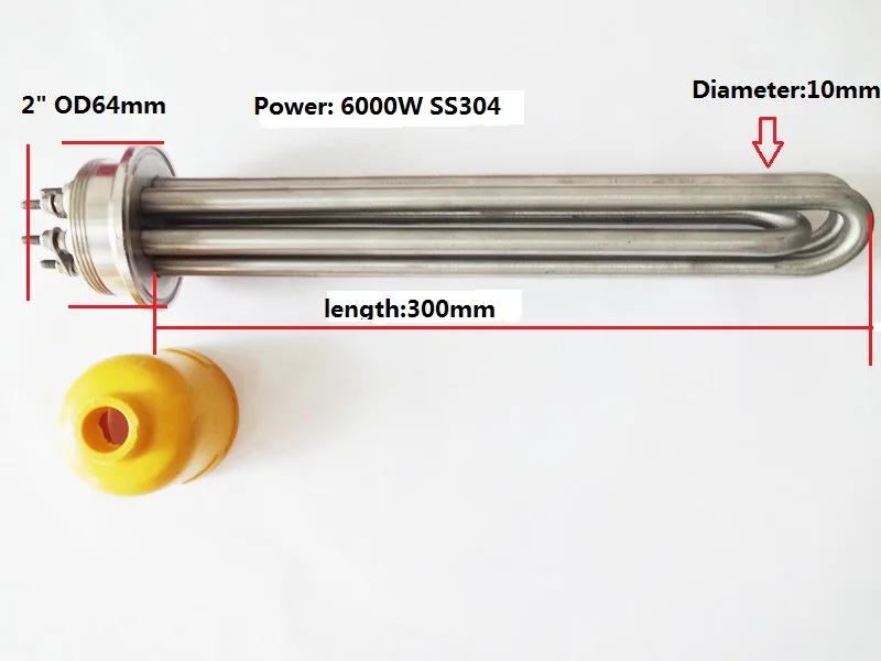 тэн 3 квт кламп 2 дюйма. 5т 380. тэн из нержавеющей стали. тэн из нержавеющей стали. F.