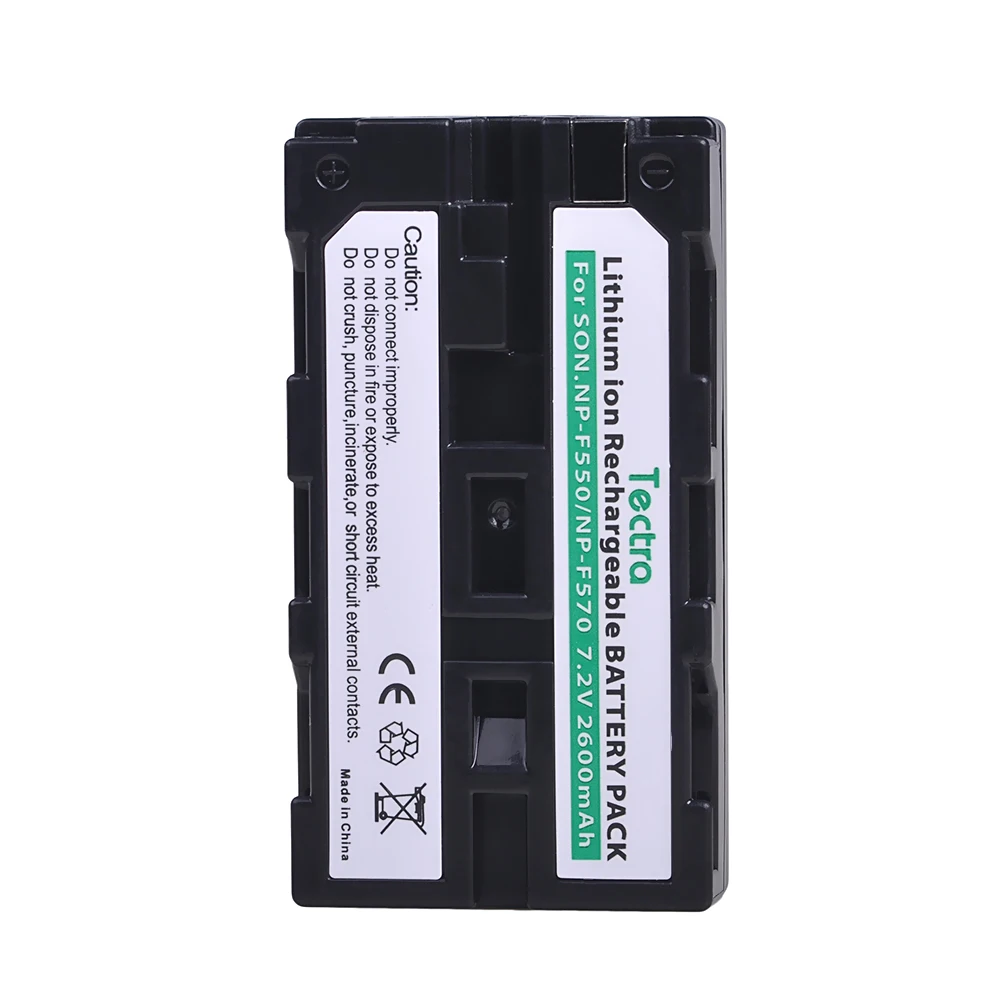 Tectra 2 шт. 2600 мАч NP F550 F570 NPF550 батарея для Sony CCD TR3000 TRV85 DCR VX2000 NPF570 батарея|Цифровые