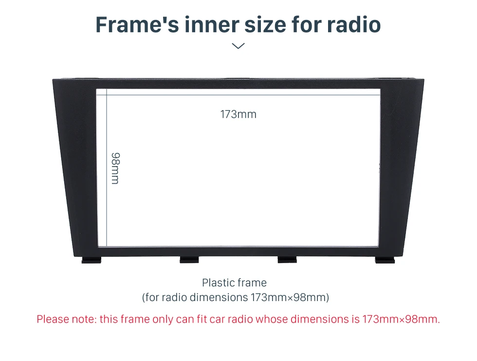 Seicane 173*98 мм 2 Din Автомобильная Радио панель для 1995-2006 Lexus IS200 IS300 Toyota Altezza панель приборной панели авто стерео пластина рамка