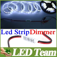 3 Ключ Диммер для 5050 3528 СВЕТОДИОДНЫЕ Полосы СВЕТОДИОДНЫЕ Полосы Контроллер мини СВЕТОДИОДНЫЙ Один Цвет Контроллер DC12V/24 В 5 динамические режимы CE& ROHS UL