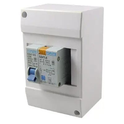 Plastic Housing 20A 1 Pole Earth Leakage Circuit Breaker RCCB | Обустройство дома