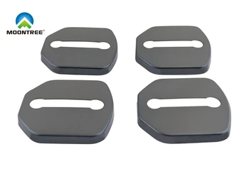 

4 pcs Black Car Door Lock Protective Cover for Ford Fiesta Focus Mustang Edge Taurus