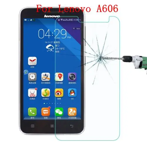 Закаленное стекло 2.5D для Lenovo A606 Высококачественная защитная пленка